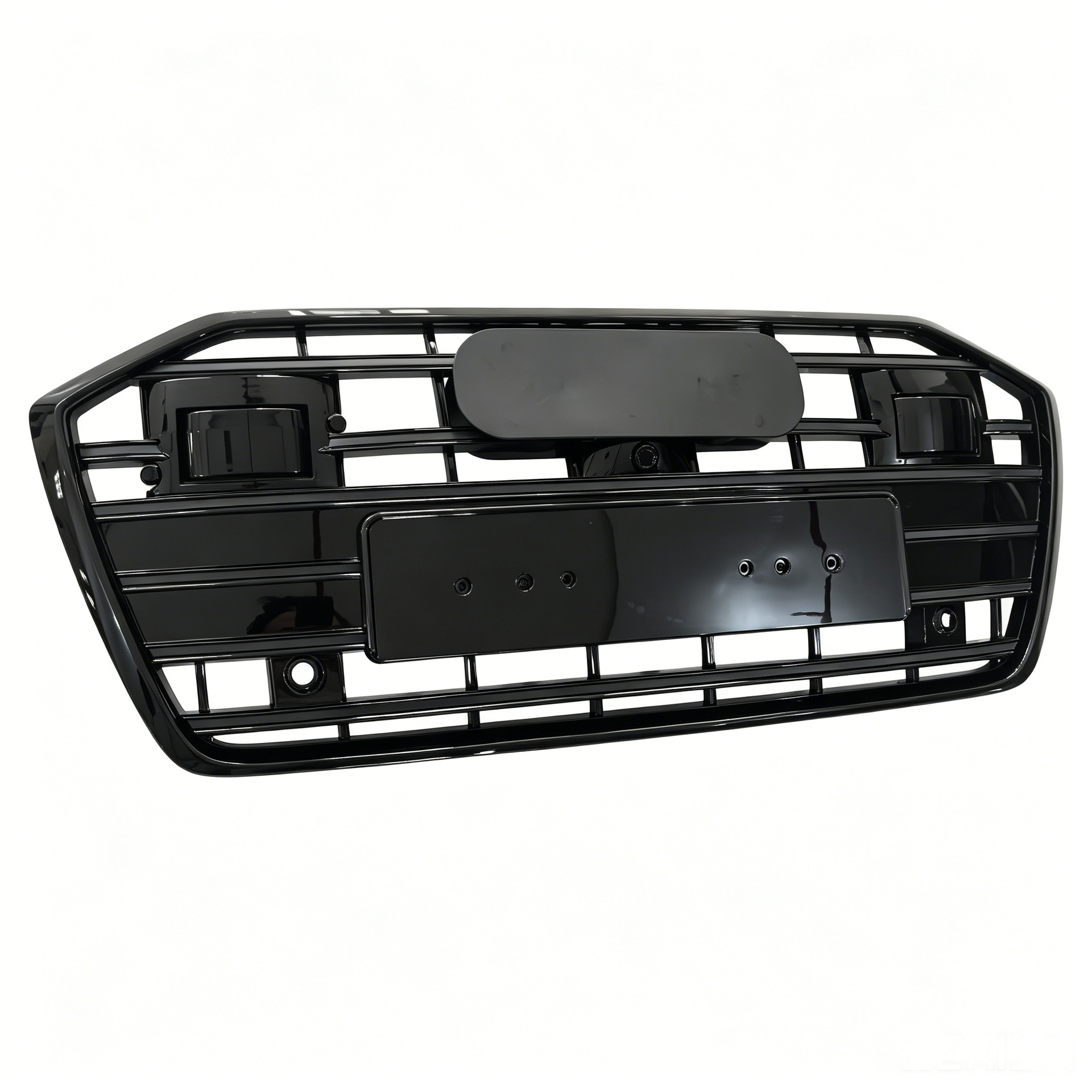 Applicable to 2019-2023 Audi A6 C8 modified S6 front bumper center grid ACC C8PA grille ventilation cover