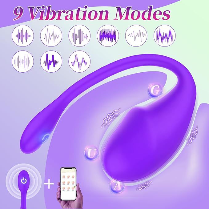 App Remote Control Wearable Vibrator with 10 Frequencies for G-Spot and Clitoral Stimulation — detail image 13