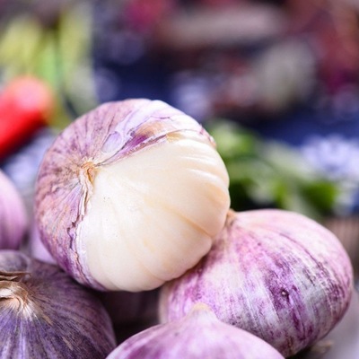 Wholesale of single headed garlic 2021 fresh Garlic Purple Garlic wholesale Manufactor Direct selling One piece wholesale