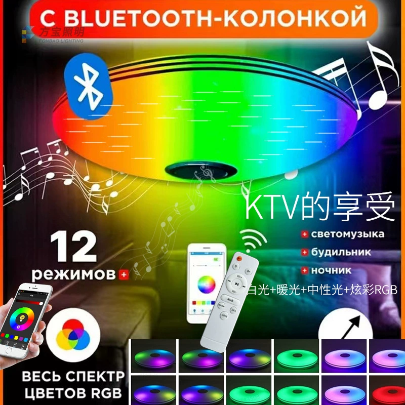 Смарт-светодиодная светильник для комнаты в спальне, промышленная потолочная светильная лампа, трансграничная торговля