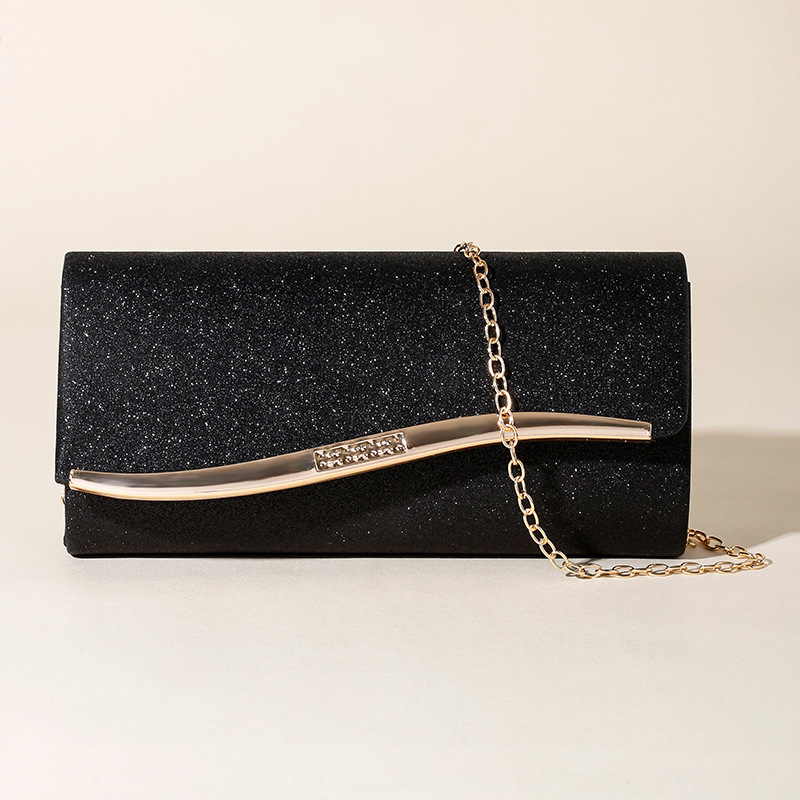 Factory Direct Sales Cross-Border Hot-Selling New European and American Style Women's Evening Bag with Glitter Material, High-End Niche Crossbody Bag, Light Luxury Factory Direct Sales Cross-Border Hot-Selling New European and American Style Women's Evening Bag with Glitter Material, High-End Niche Crossbody Bag, Light Luxury