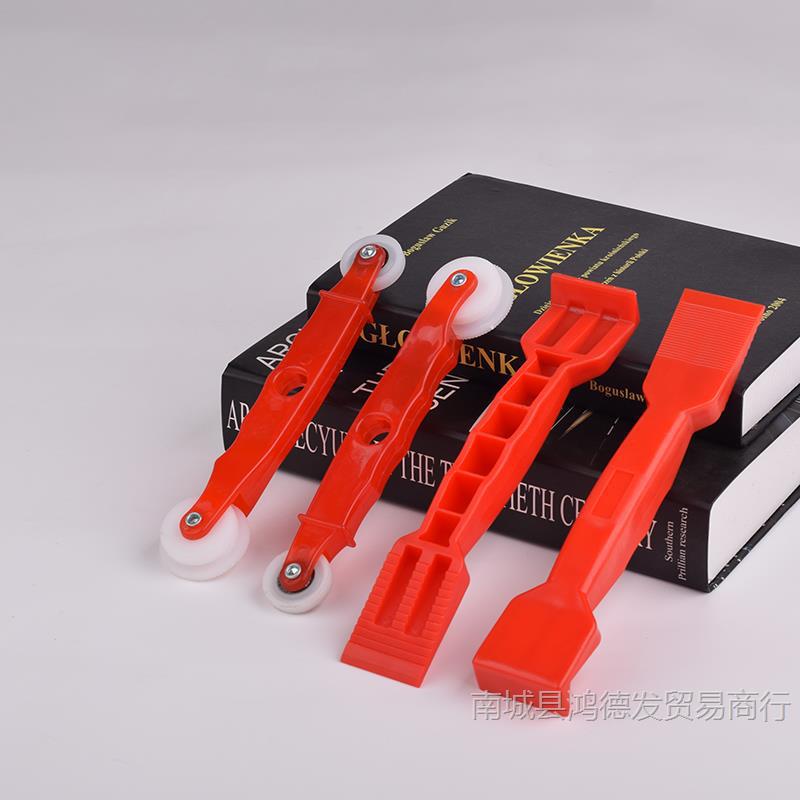 铝合金门窗安装 胶条铲子工具滚轮 调节玻璃间隙皮条压紧撬棒