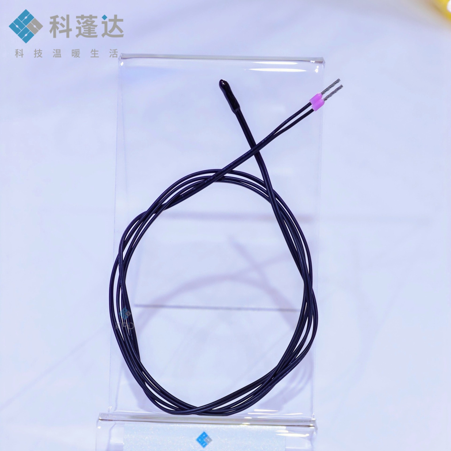 温度传感器水滴型NTC防水感温探头电池无人机小家电适用科蓬达