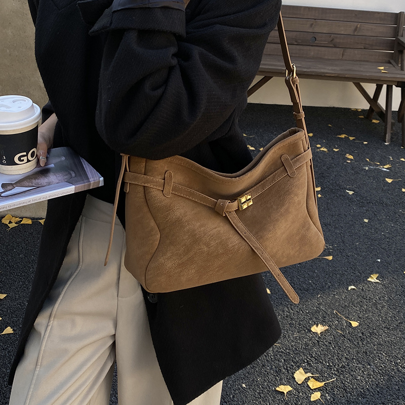 2025 nuevo retro textura mochila de hombro casual bolsas de gran capacidad bolsas de viaje mochila de mujer