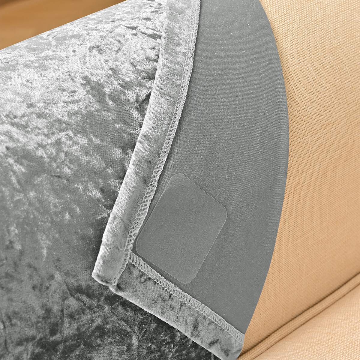 Amazon transfronterizo elástico oro sólido sofá guantes guantes protectores toallas antideslizantes TEMU