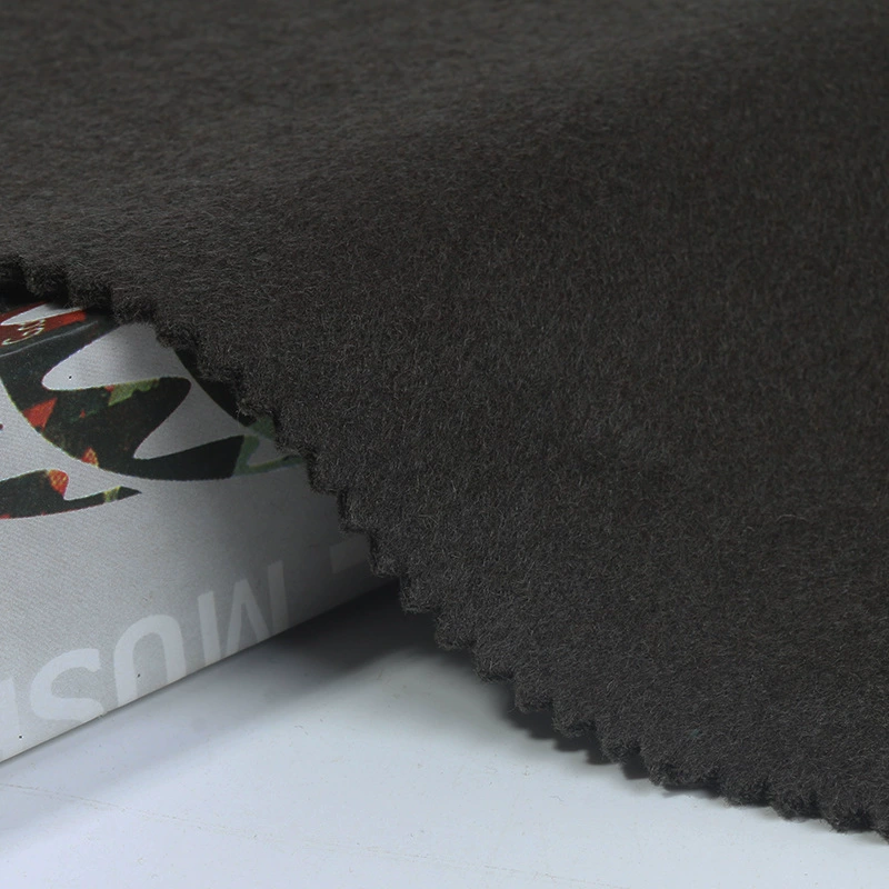 Double-sided woolen coat, woolen demi-season cloth