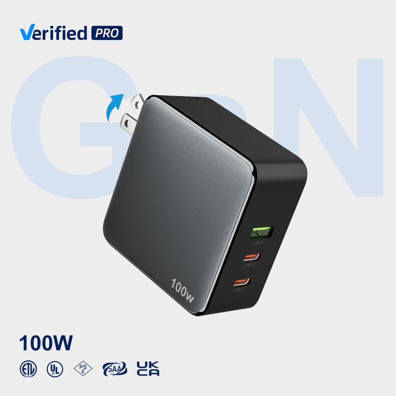 Tongketai 100W Charger Dual C Multi-Port Powerful Mobile Phone Charger Cross-Border Factory Dropshipping