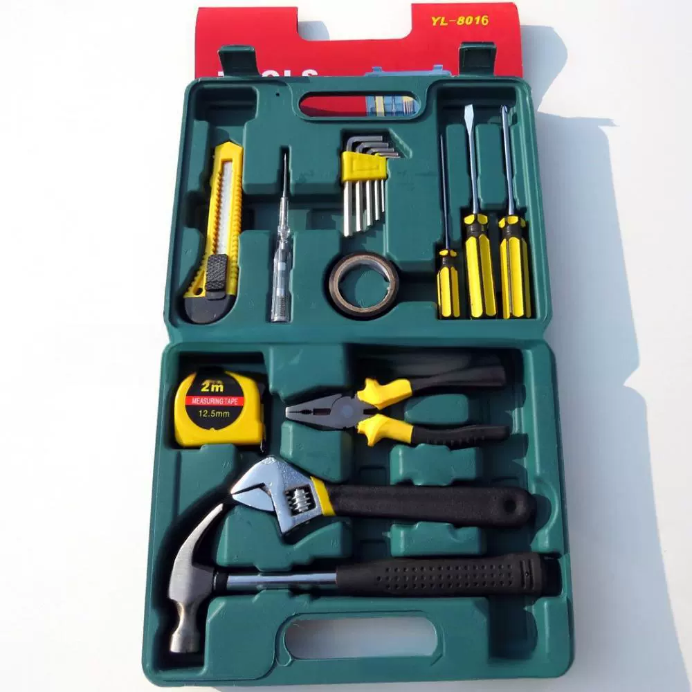 Set, scissors, screwdriver for repair, wrench, 40 pieces