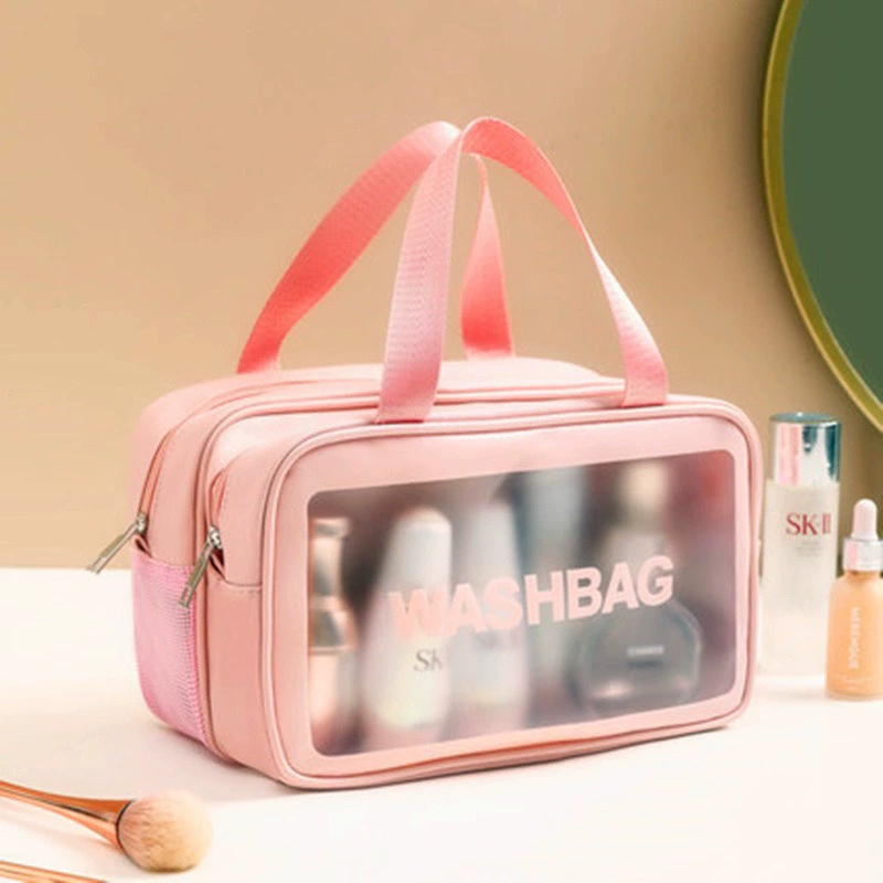 Cosmetic Travel Bag, Wet‑Dry Separation, Handheld & Shoulder Organizer, Small/Medium/Large