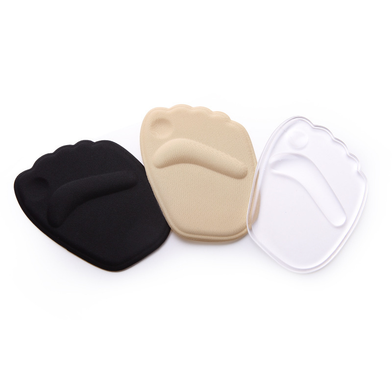 Mayorista almohadilla de palma de silicona engrosada suave almohadilla de media yardas ajustable anti-dolor almohadilla de palma de tacones altos