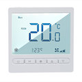 新款宽屏幕液晶温控器空调水暖二合一双联机空气能温度控制器仪表