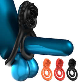 新品男用彩色锁精环阴茎套环包皮阻复环延时夫妻情趣情趣厂家批发