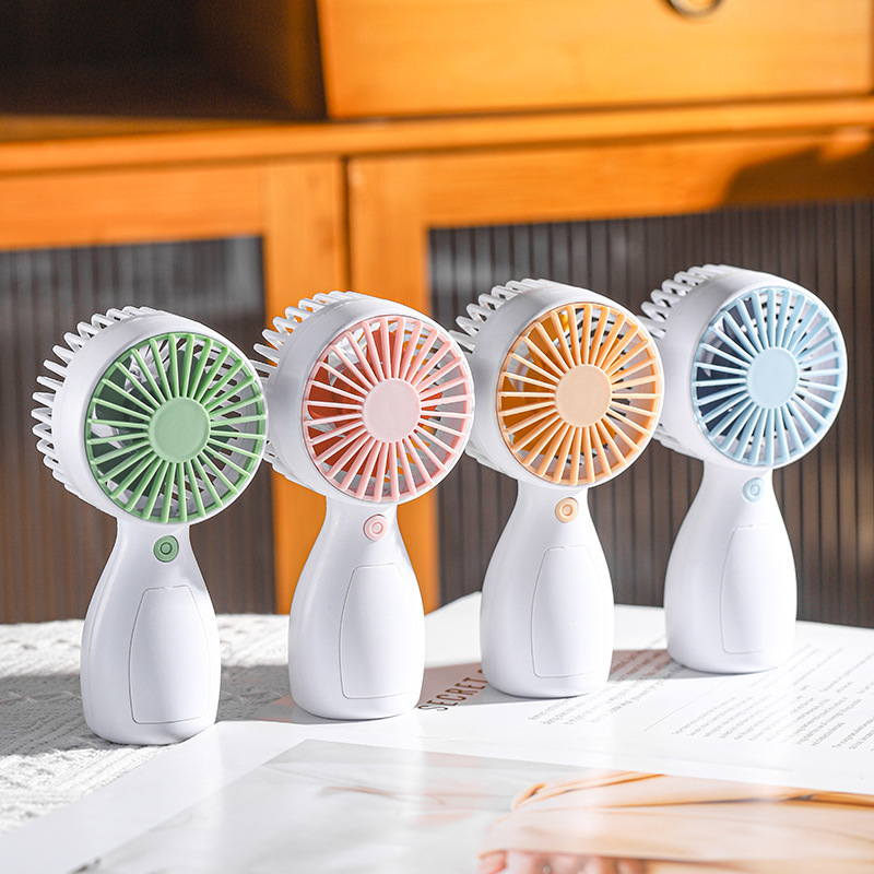 新しい点滴パンダハンドヘルドミニファン携帯電話ベースデスクトップ充電ポータブルストラップファンカスタマイズ|undefined