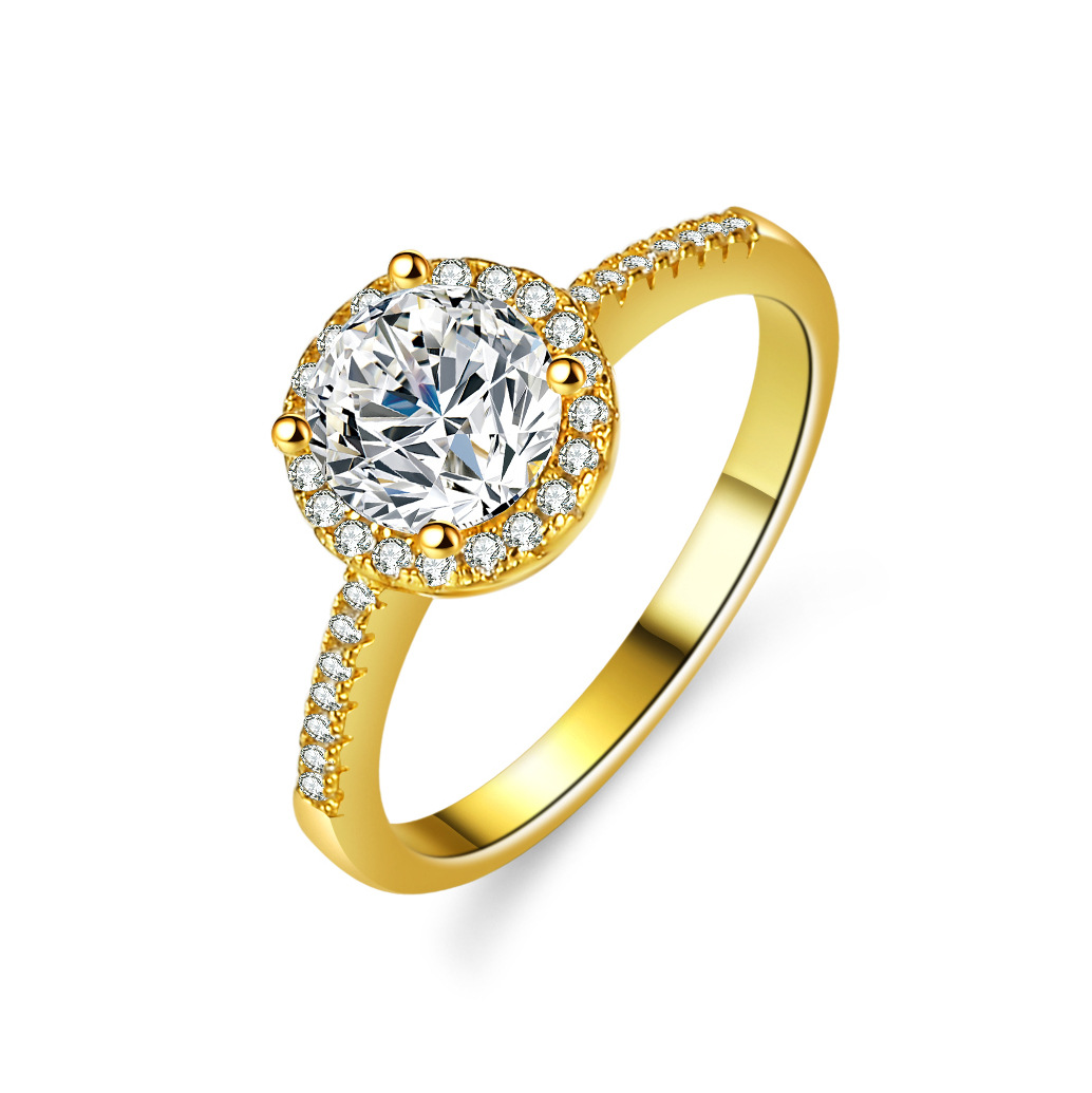 S925 Silver Ring Moissanite Luxury
