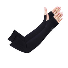 Cross-border Amazon 360 Ice Silk Seamless Sleeves Loose Ice Straight Sunscreen Sports Cycling Ice Sleeve Arm Guards