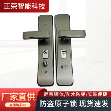 304不锈钢防盗门把手面板大门拉手柄门锁具执手双快通用型