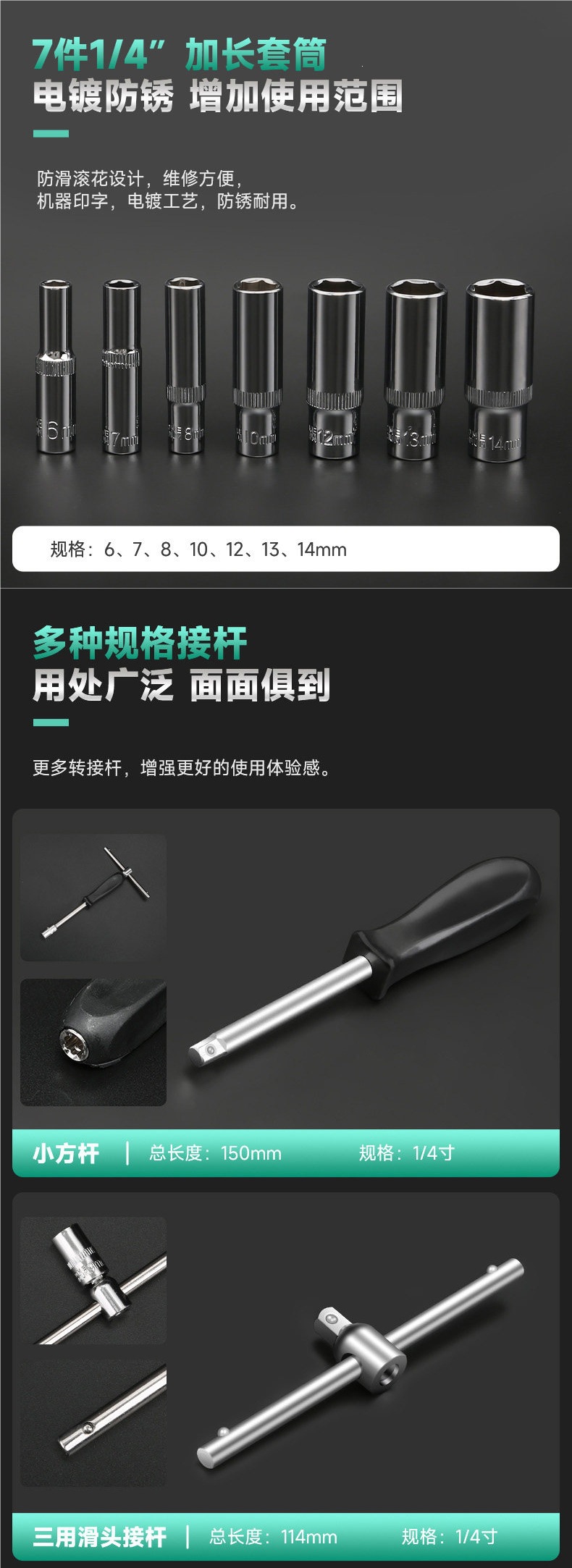 Auto Repair Tool Set, Socket Wrench, Ratchet, Car Repair Combination, Car Repair Tool Box, Multifunctional Small Carbon Steel Tool Set