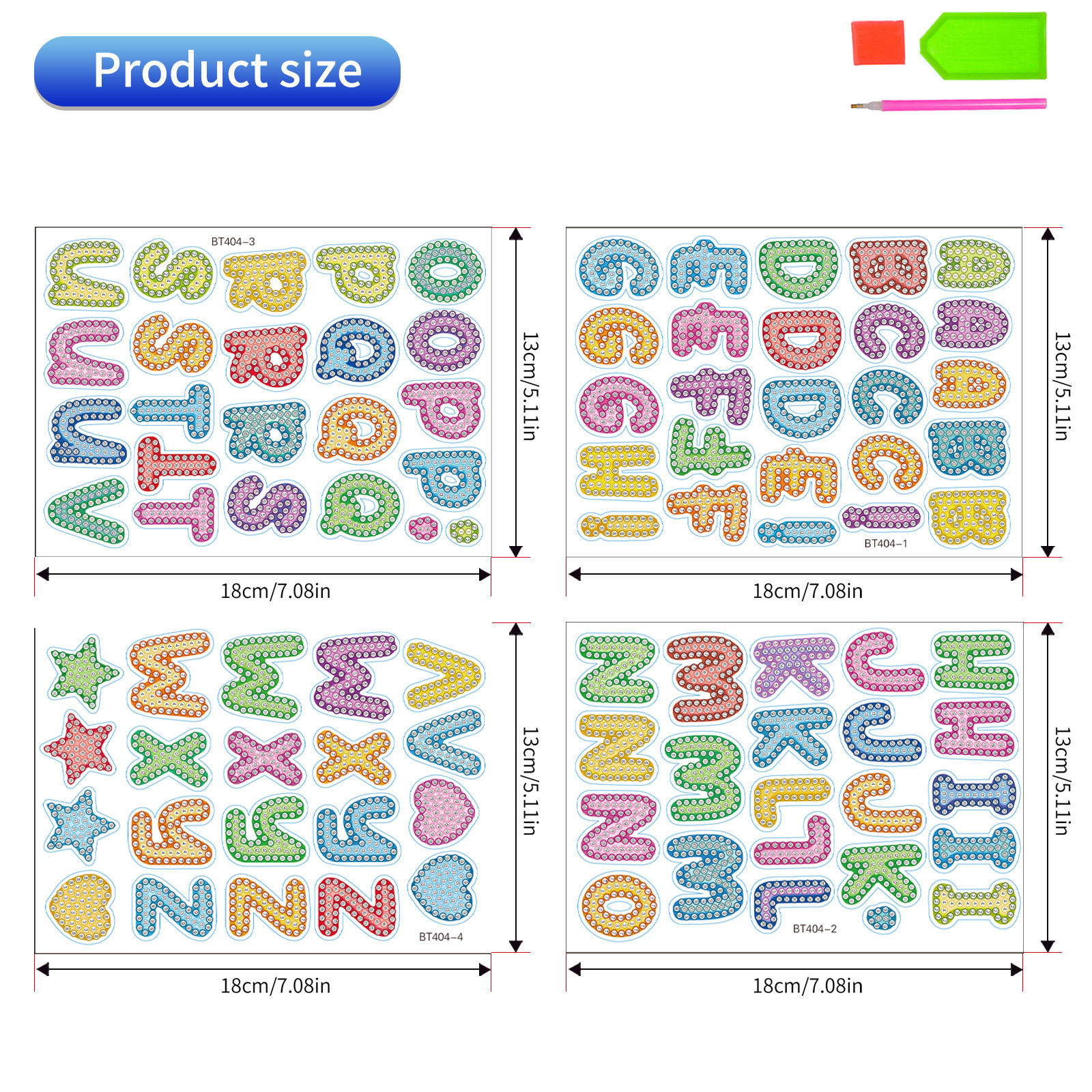 Letras inglesas-BT404