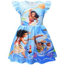 �ֻ� Moana ��������Եӡ�� ����ȹ�ɷ���ţ��˿Ůͯ����ȹ 39140