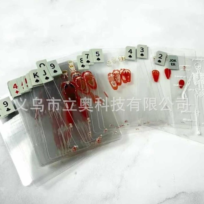 Fascinating transparent anatomy playing cards naipes anatomía transparente