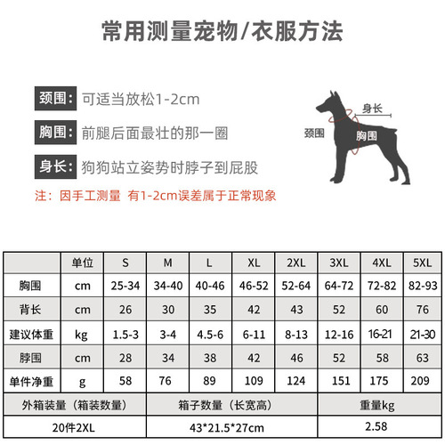 Cross-border new pet clothes, dog jacket, rainproof, breathable, two-legged hooded clothing, one piece drop shipping