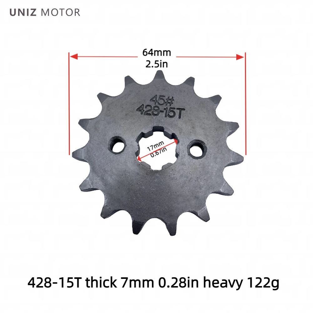 Manufacturer Wholesale Motorcycle Engine Small Gear Sprocket 420/428 Inner Hole 17-20 Motorcycle Parts