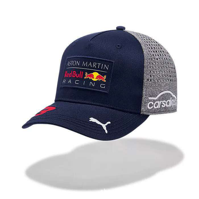 外国貿易レッドブルハットピークキャップF1レーシングハット男女カップルハットハードトップ野球帽サンシェードカーブつばフラットつば|undefined
