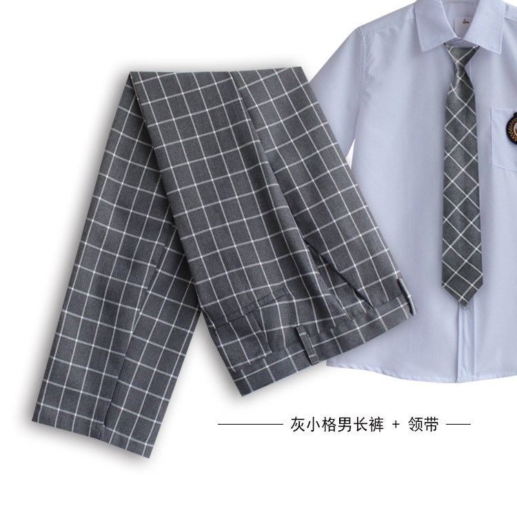 7 灰小格男長褲+領帶.jpg