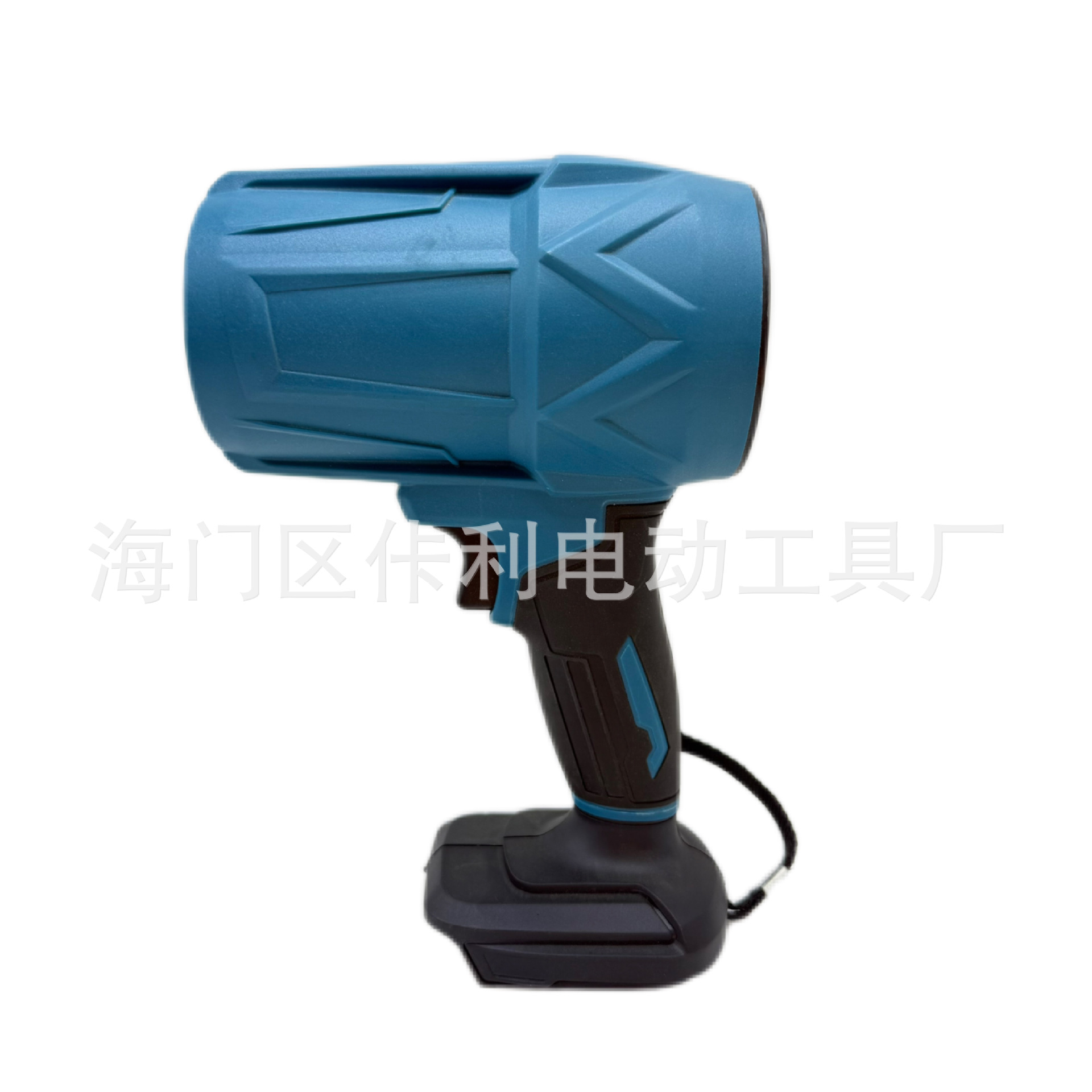 파란색 브러시리스 베어 메탈(배터리는 포함되어 있지 않음)