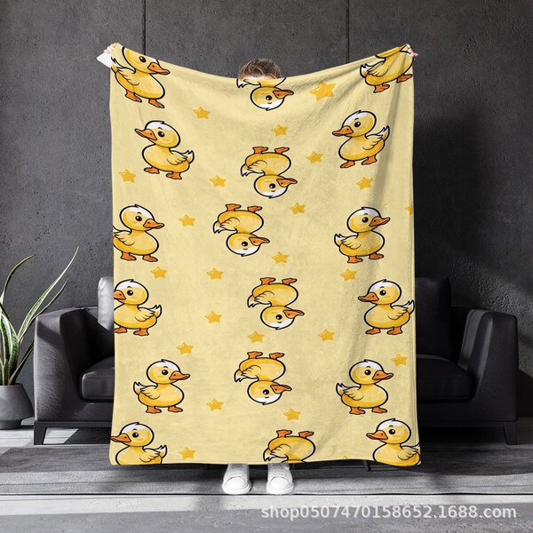 Cute duck blanket