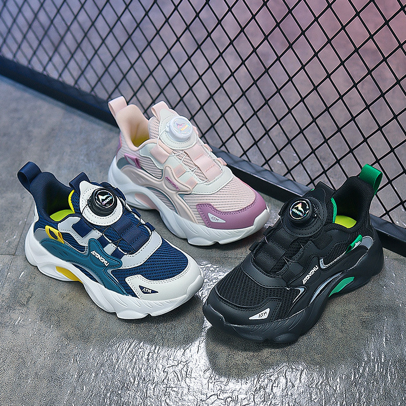 Kinderschoenen Jongensknoopschoenen Lente en herfst nieuwe medium kinderloopschoenen basisschool kindersportschoenen jongens loopschoenen_voghion.com