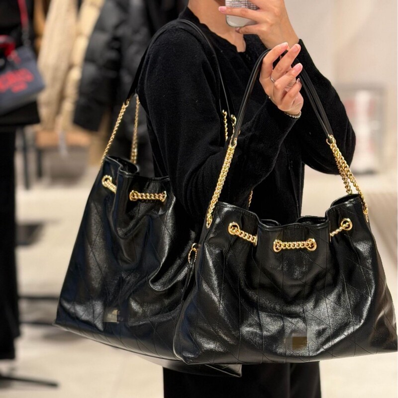 Koujia 2025 New Model Evelyn Garbage Bag Chain Bag Chanel-Style Fashion Underarm Handbag Shoulder Bag for Women