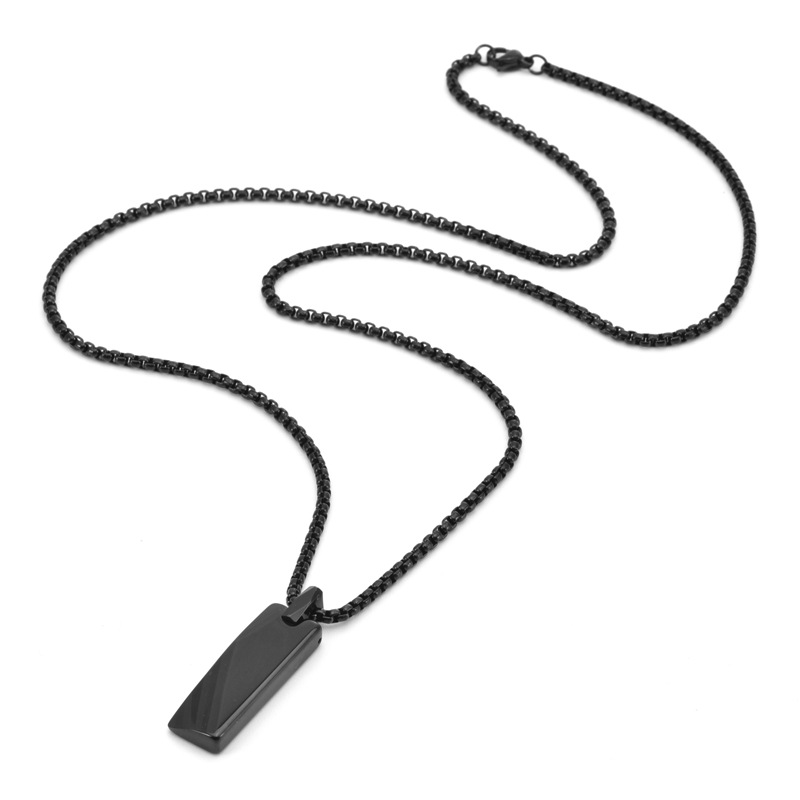 Stylish Tungsten Steel Pendant - Color Variation