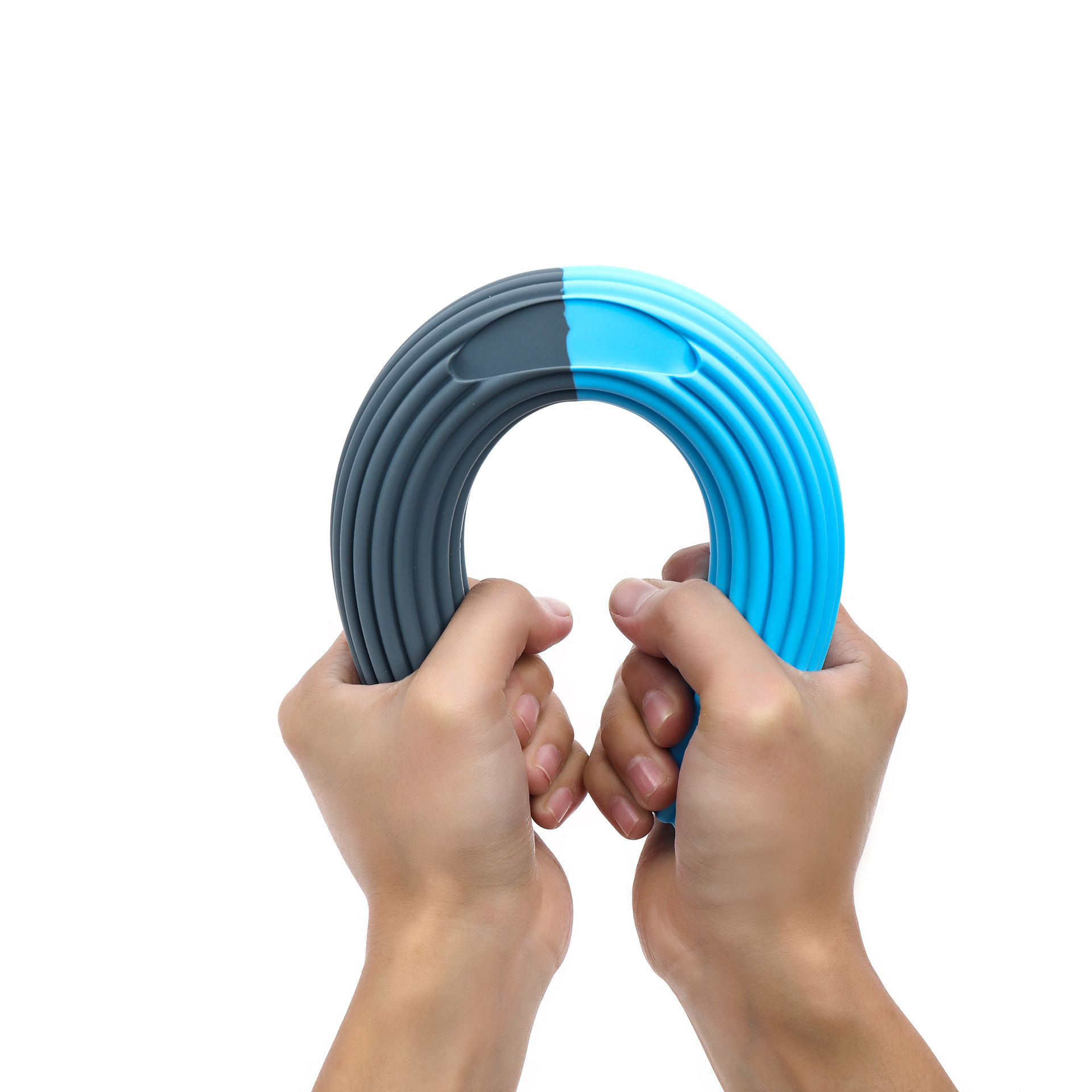 Venta directa de fábrica palo de torsión de silicona, entrenador elástico para brazos y muñecas, fitness portátil