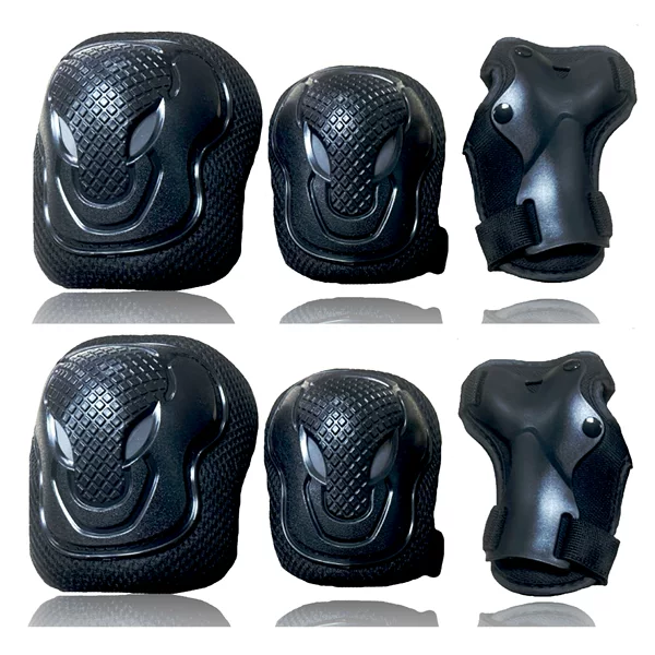 Sports Protector Skating Men's and Women's Adult Roller Skating Knee Protector Wristband Children's Cow Head Wolf Face Protector Elbow Protector Balance Car