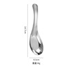 Children's spoon stainless steel for elementary school students for food, dessert tableware home use, increased thickness