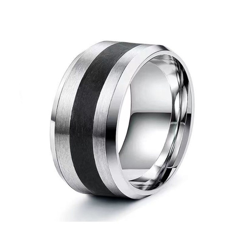 10g Weight Rings Classification 12, 7 Ring Size 1 Piece Quantity Daily, Street Occasion 304 Stainless Steel Material Letter Pattern All Seasons Season Men's Gender Retro, Punk Style Retro Punk Letter 304 Stainless Steel Men's Rings Punk Rings 1
