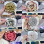 法式黑色亮片帽子别针