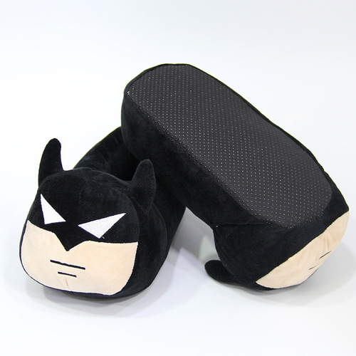 Batman character cartoon Bathtub slippers winter men warm cotton slippers indoor home cotton shoes couple