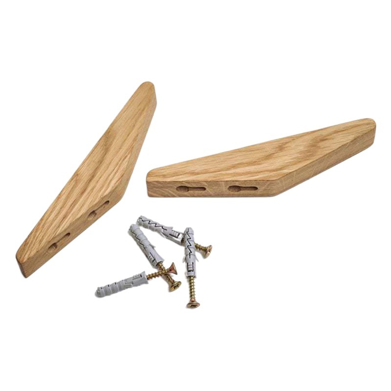 Estilo Europeo creativo pasillo abrigo estante pared colgante sala de estar pared gancho colgador de madera maciza abrigo gancho de pared percha