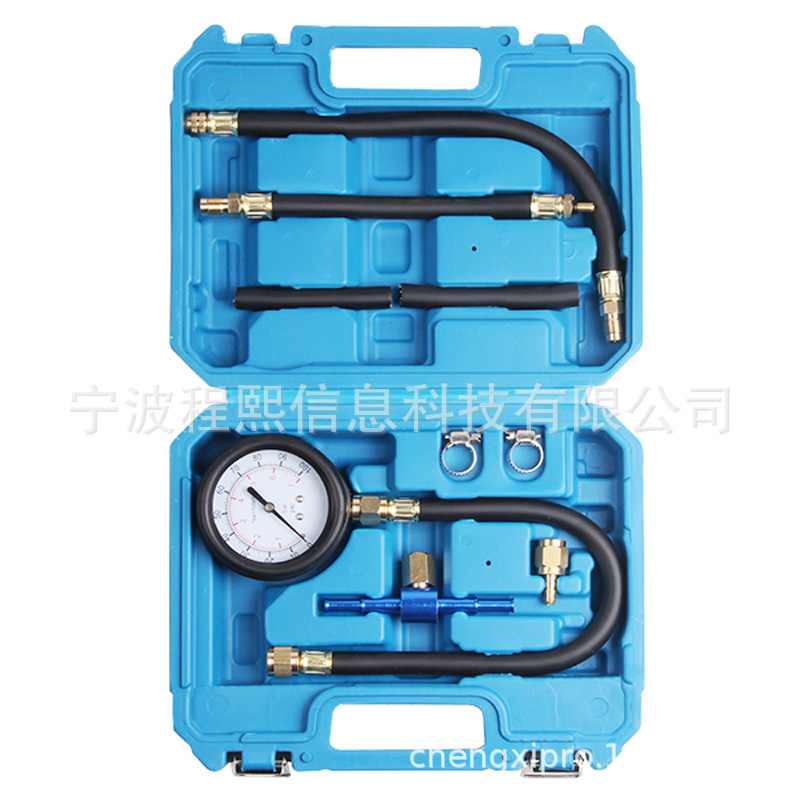 TU-113燃油喷射压力表 汽车压力表 压力表组套