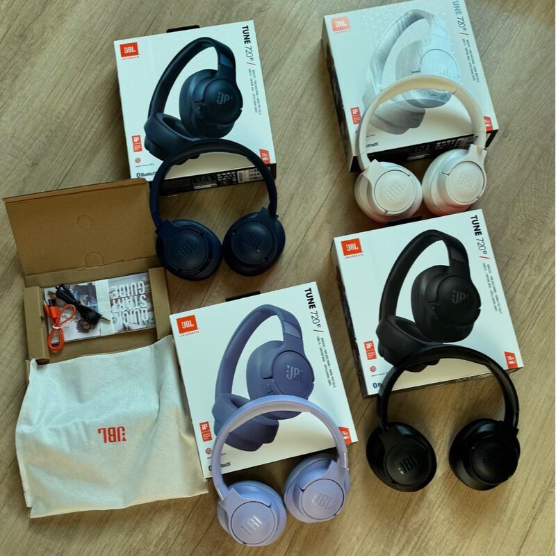 Suitable for Jbl Tune 720Bt One Machine One Code True Wireless Bluetooth Headset Head-Mounted Noise Reduction Headset Engraving