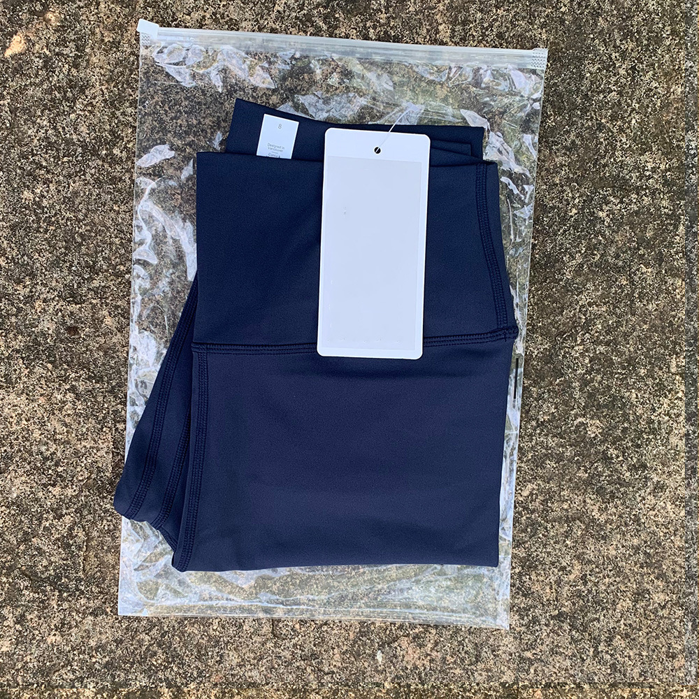 LULU ヨガパンツ 両面起毛 スリムフィット ヌード ハイウエスト スポーツパンツ 高弾性 桃尻 吸湿通気性 9点パンツ