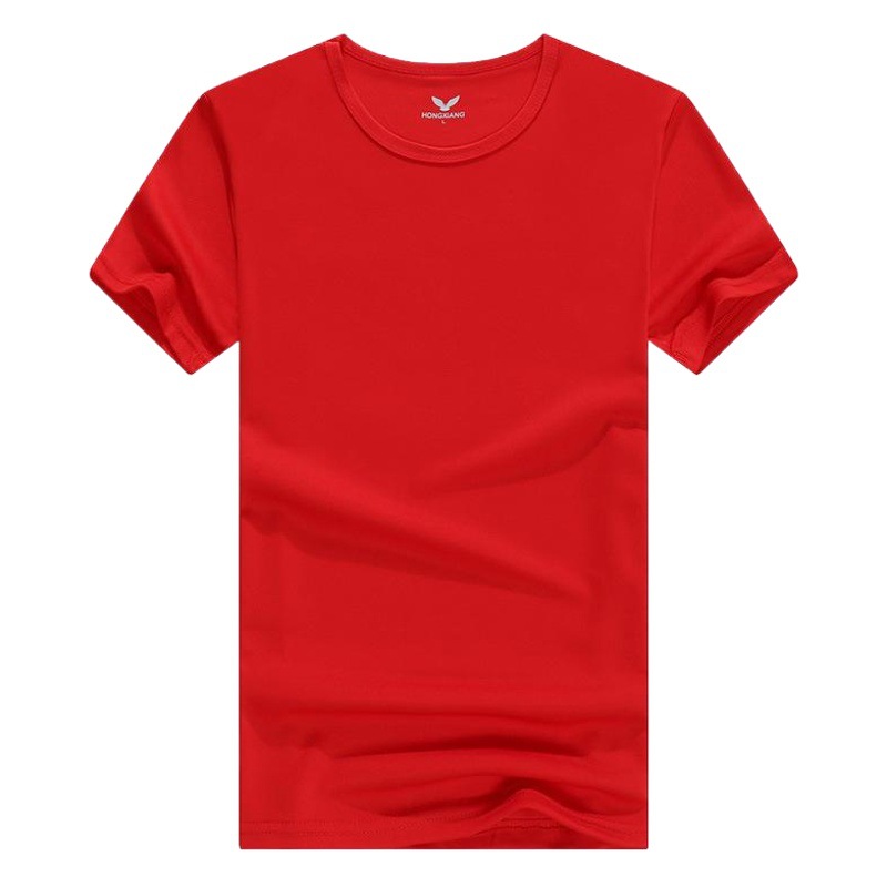 Camiseta Publicitaria de Cuello Redondo de Poliéster de Secado Rápido para Uso Diario