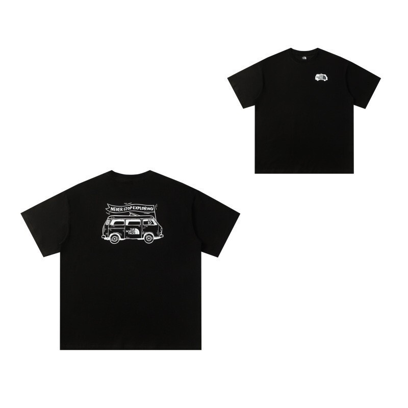Tnf North Face Cross-Border Design-Inspired Printed American-Style Cool Heavy Cotton Short-Sleeve T-Shirt for Men and Women, Loose Fit Half-Sleeve Tnf North Face Cross-Border Design-Inspired Printed American-Style Cool Heavy Cotton Short-Sleeve T-Shirt for Men and Women, Loose Fit Half-Sleeve