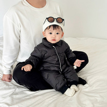 新起点服饰婴儿衣服冬装宝宝羽绒服连体衣新生儿冬季外出抱衣爬服