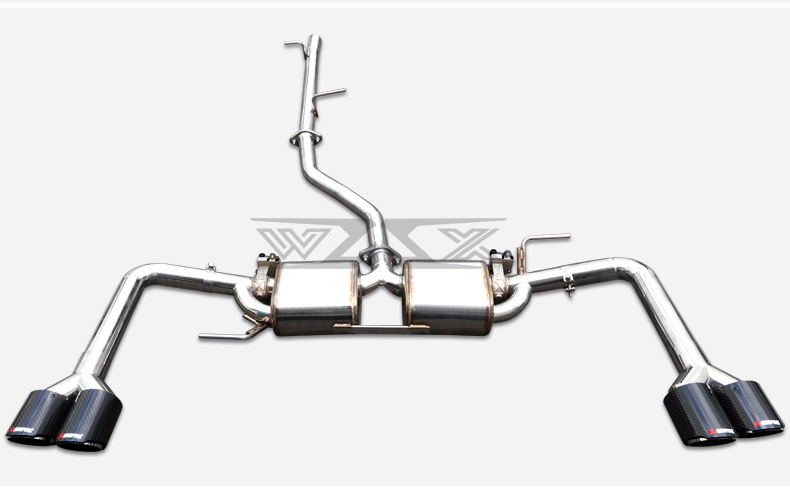 Suitable for Volkswagen Tiguan L Touang X Touareg Exhaust Pipe Modification Sound Wave Mid-tail Valve Explodes Street Running Sound