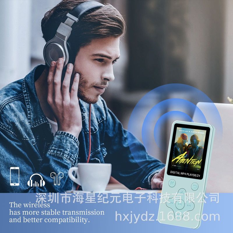 クロスボーダー Bluetooth T1 カード MP3 薄型軽量ポータブルスクリーン付き MP3 音楽プレーヤー ビデオ MP4 卸売 MP3|undefined