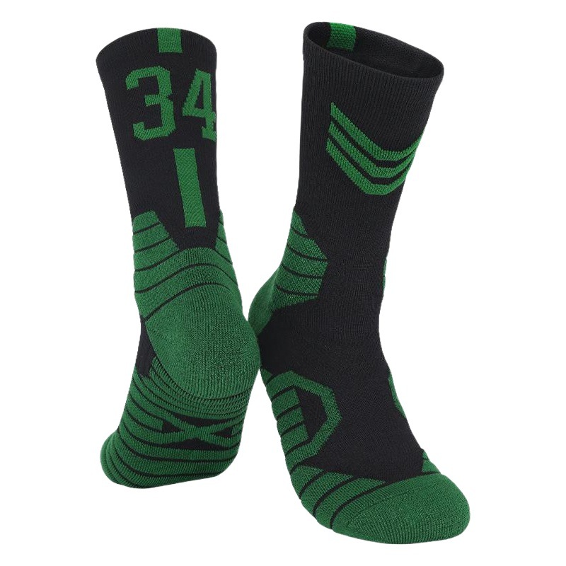 Kobe Bryant Star Number Towel Bottom Basketball Socks Men's Long-Tube Practical Adult and Kidsren's Thickeneded Socks Sports Socks Wholesale