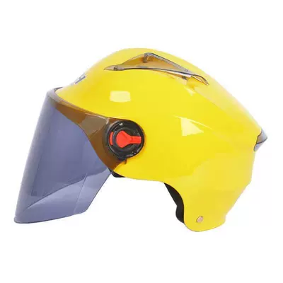 Motorcycle Safety Supplies Safety Helmet, Half Helmet, Breathable - yellow